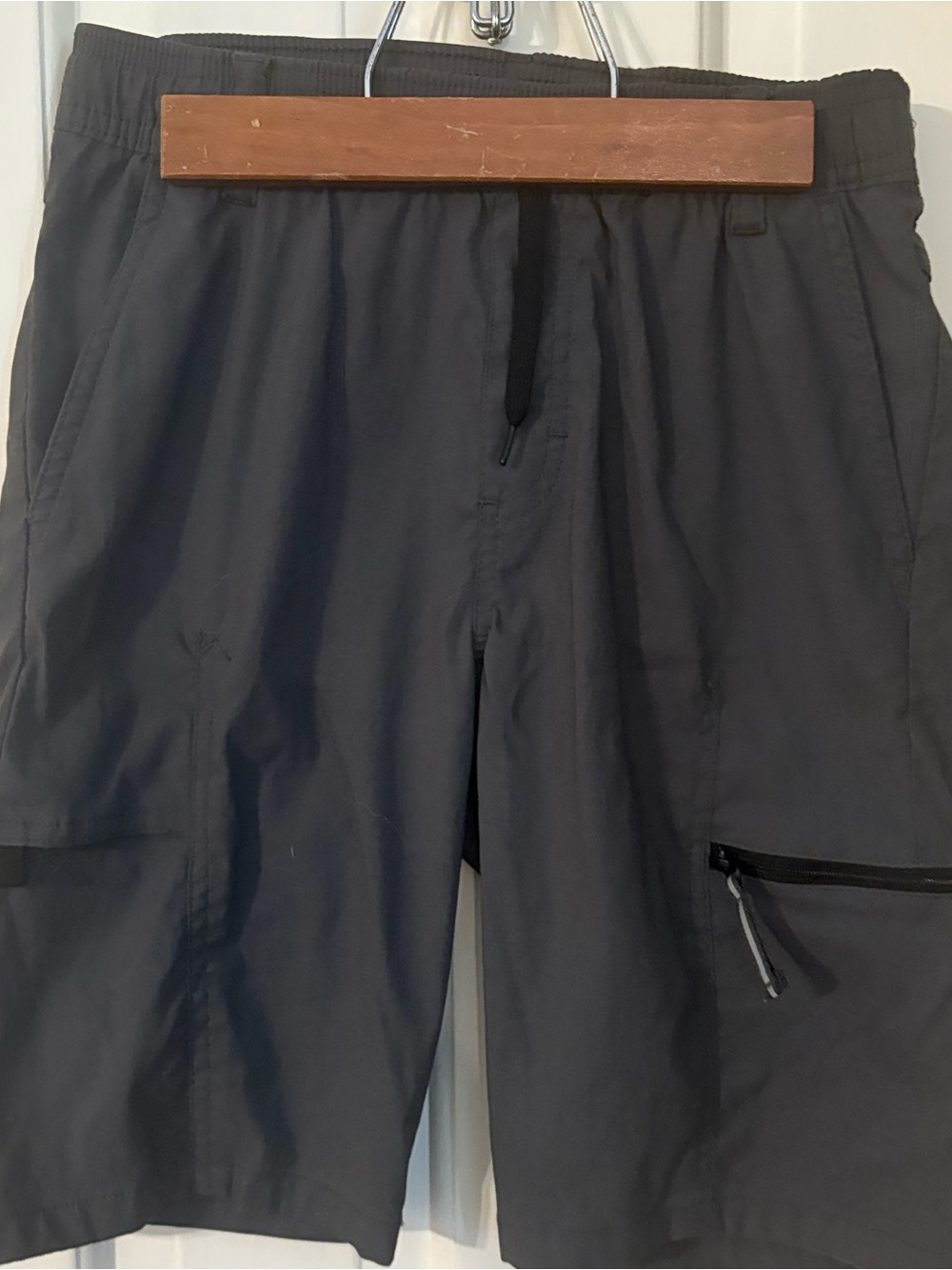 Wrangler Black Elastic Waist Cargo Shorts for Kids 10/12